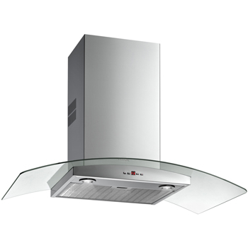 CAMPANA TEKA (NC2 90 CRISTAL) PARED ACERO INOXIDABLE